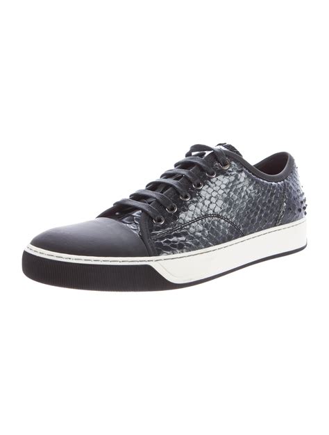 lanvin snakeskin sneakers.